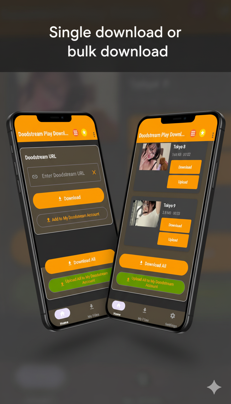 Doodstream Downloader App Screenshot 1 - Android Video Download Interface